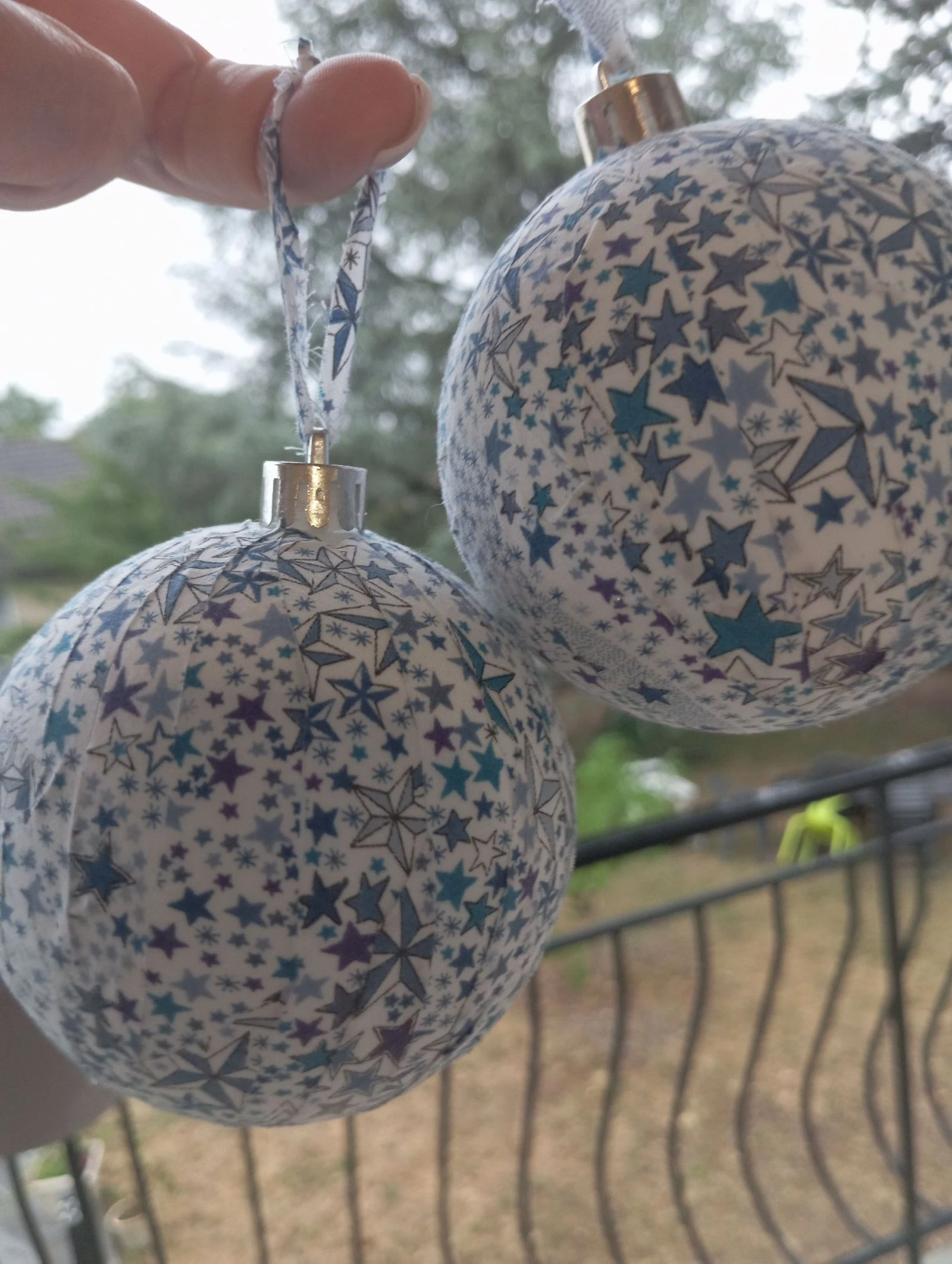 Twee grote liberty kerstballen – photo 3